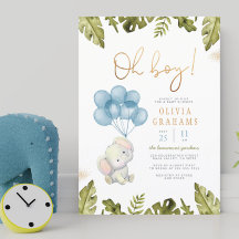 Baby Shower Invitations for Boys