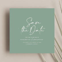 Shop Non Photo Wedding Save the Date Cards